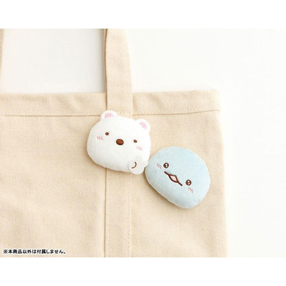 Sumikko Gurashi Emojis Plush Badge Shirokuma