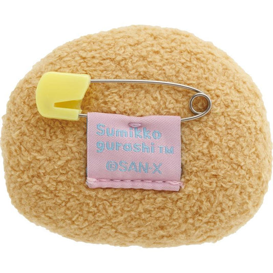 Sumikko Gurashi Emojis Plush Badge Tonkatsu