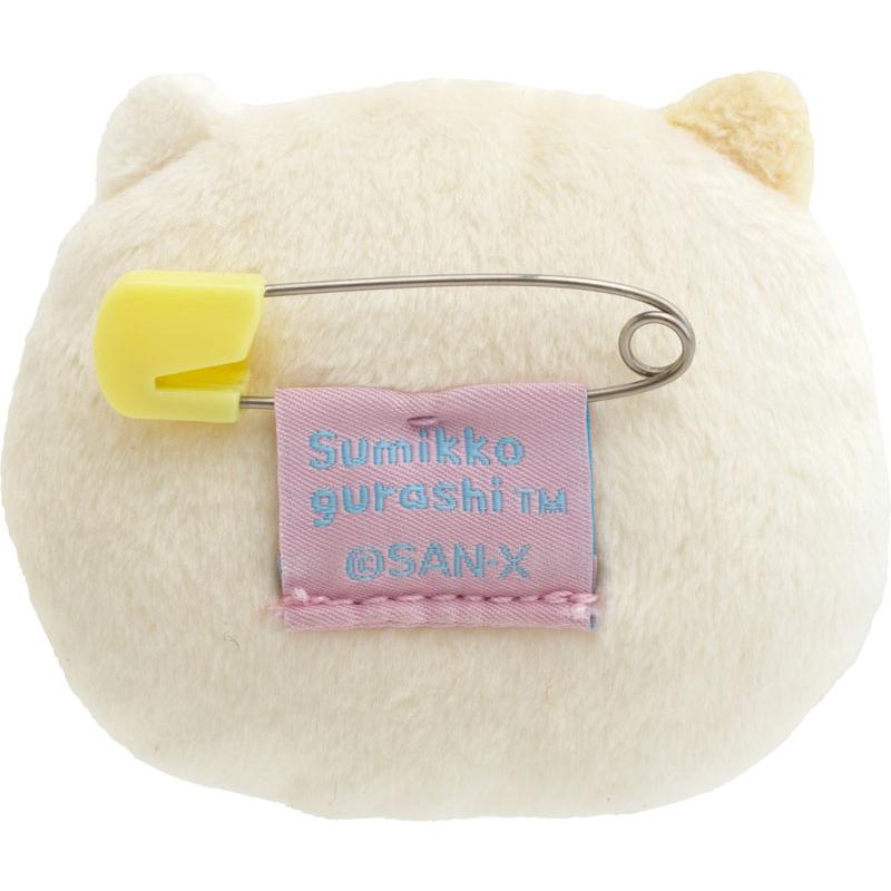 Sumikko Gurashi Emojis Plush Badge Neko Rice Ball