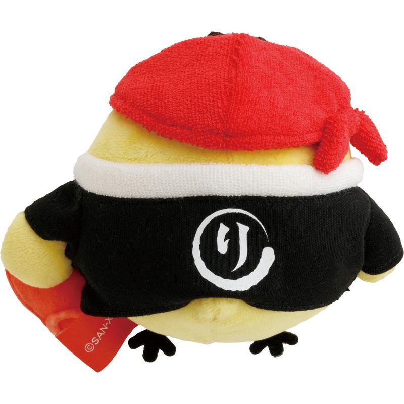 San-X | Kiiroitori Plush Toy 85×114×85Mm (Rilakkuma Anytime Ramen Goods)