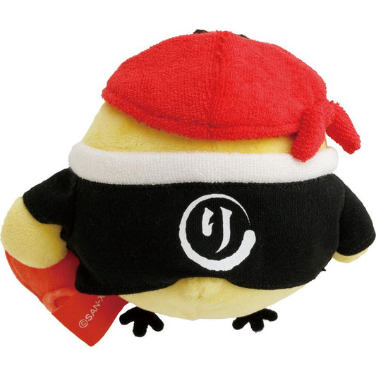 San-X | Kiiroitori Plush Toy 85×114×85Mm (Rilakkuma Anytime Ramen Goods)