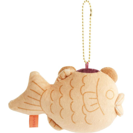SAN-X | Rilakkuma Taiyaki Burasage Plush Strap Keychain Bag Charm 75×1305mm (New Year)