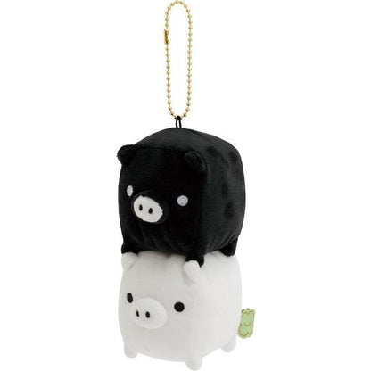 SAN-X | Monokuro Boo Plush Keychain Bag Charm 120x60x60mm (San-X Universe Character Series)