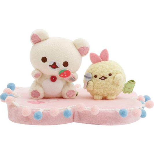 SAN-X | Rilakkuma Universe "San-x Town" Scene Plush 130x105x60mm (Chairoikoguma's Kumakyun Days)