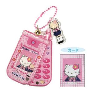 SANRIO | Hello Kitty Style Up Flip Phone Style Acrylic Keychain 90×45×7mm (Gogo Gal Collection)