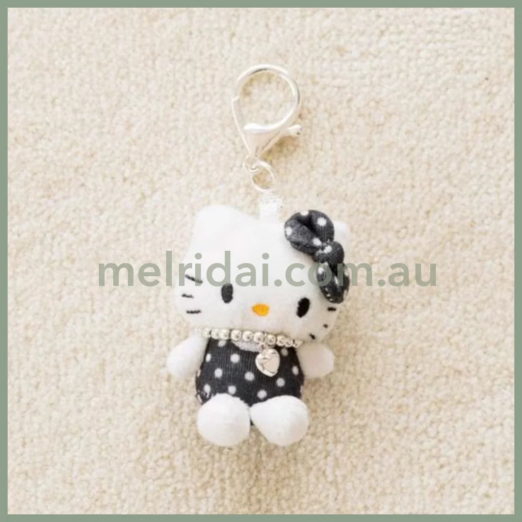 【Limit One/Person】Me% X Hello Kitty | Mascot Holder Keychain 13Cm (Dot)