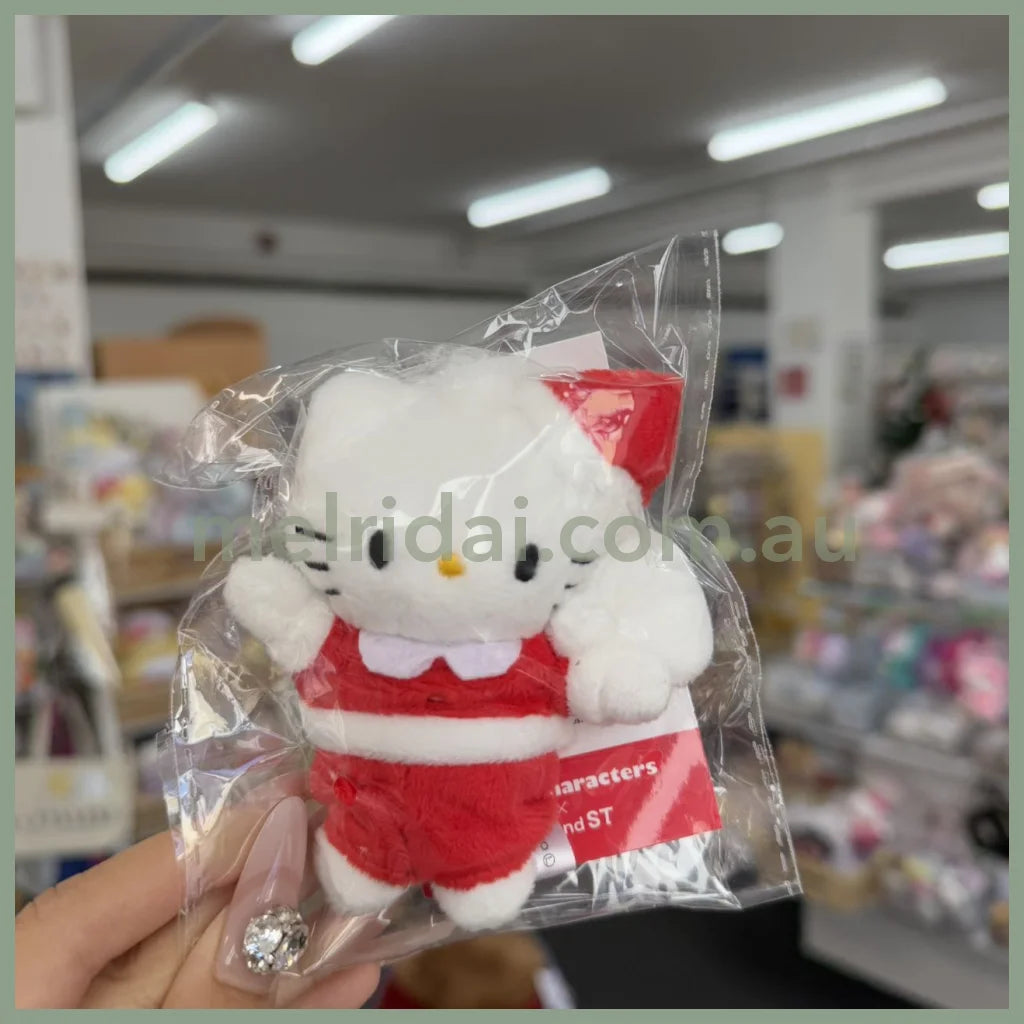 Me% X Hello Kitty | Mascot Holder Keychain 13Cm (Santa)