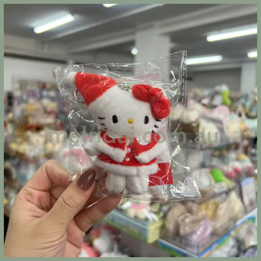 Me% X Hello Kitty | Mascot Holder Keychain 13Cm (Santa - Dress)