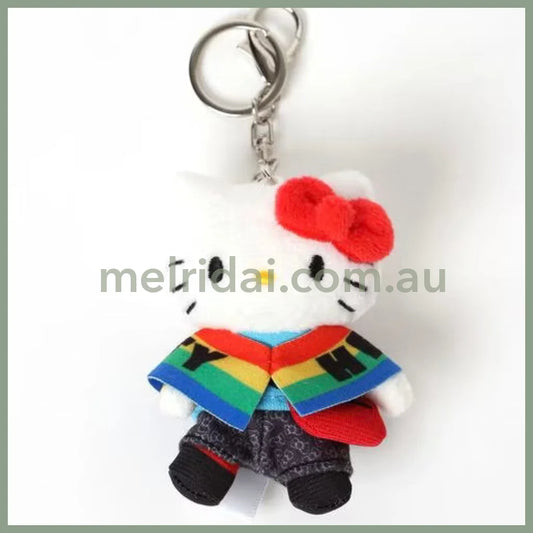 Me% x Hello Kitty | Mini Mascot Holder Plush Keychain 13cm 4th Ver. (Festival)