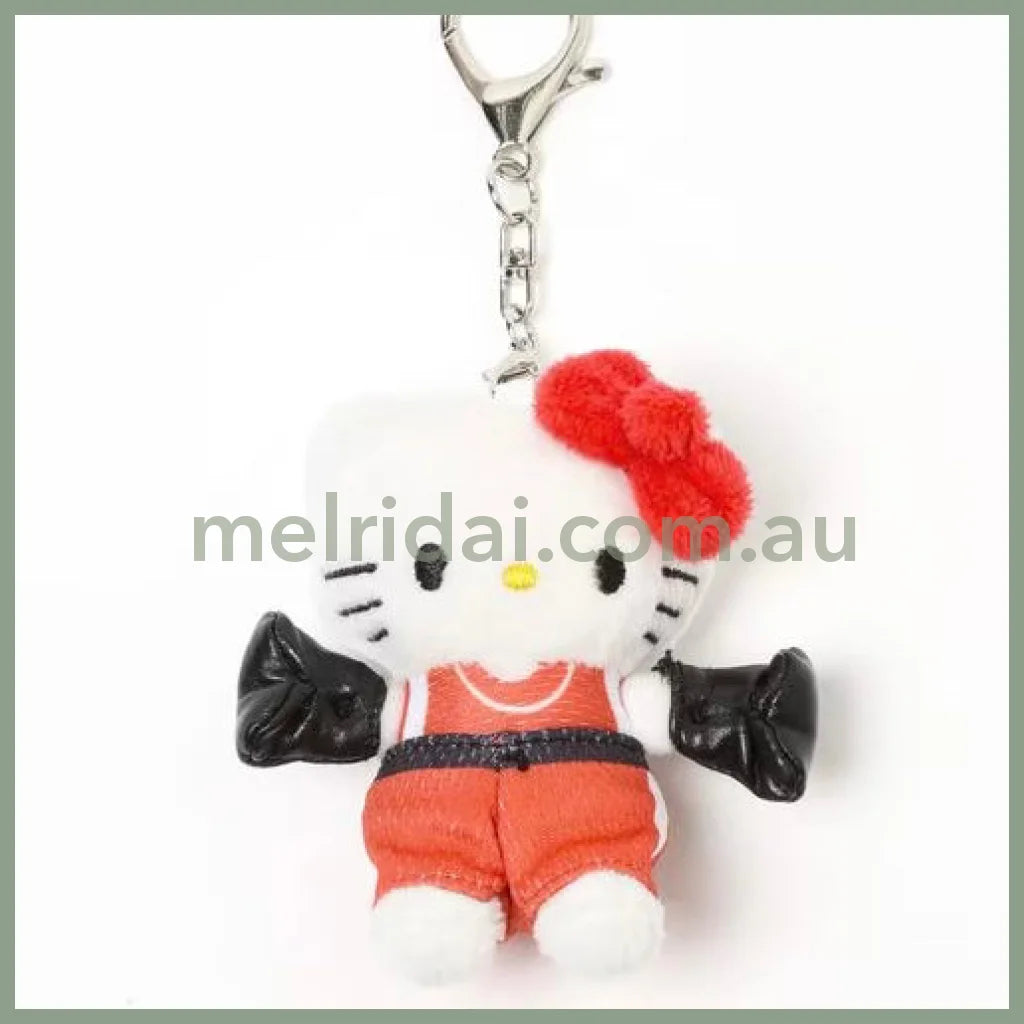 and St Me% x Sanrio Hello Kitty | Mini Mascot Holder Plush Keychain 13cm 5th Ver. (Boxing)