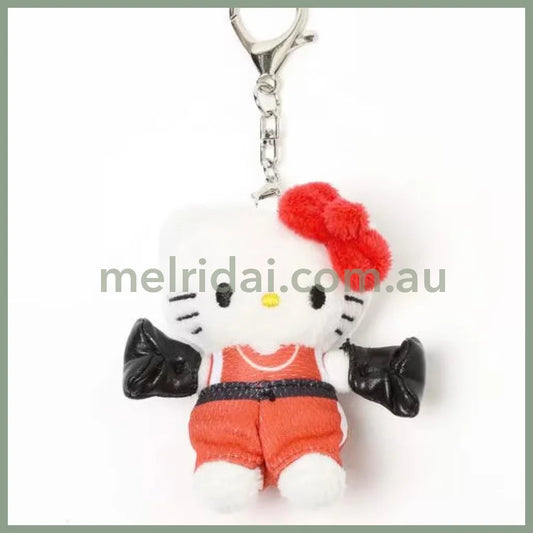 and St Me% x Sanrio Hello Kitty | Mini Mascot Holder Plush Keychain 13cm 5th Ver. (Boxing)