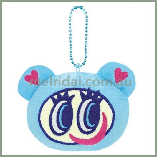 Angel Blue | Squishy Mascot Holder Plush Keychain H7.2×W10.3×D7.4cm (Smile)