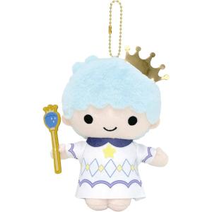SANRIO | Little Twin Stars Kiki Mascot Holder Bag Charm Plush Keychain 155×75×120mm (Fragaria Memories Knight)
