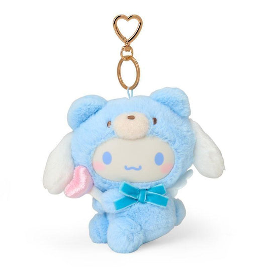 SANRIO | Cinnamoroll Mascot Holder Plush Keychain Bag Charm 120×80×140mm (Fluffy Angel Bear)