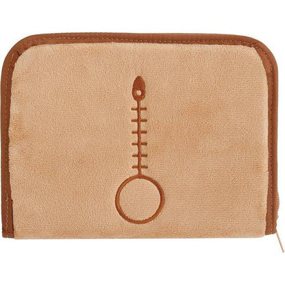 SAN-X | Rilakkuma Plush Multi-Valuables Case Pouch 155x200x40mm (Chairoikoguma's Kumakyun DAYS)