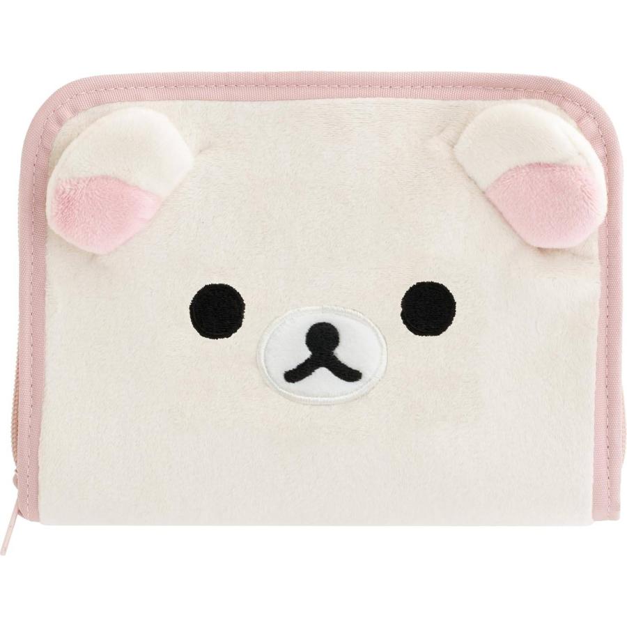 SAN-X | Rilakkuma Korilakkuma Plush Multi-Valuables Case 155x200x40mm (Chairoikoguma's Kumakyun DAYS)