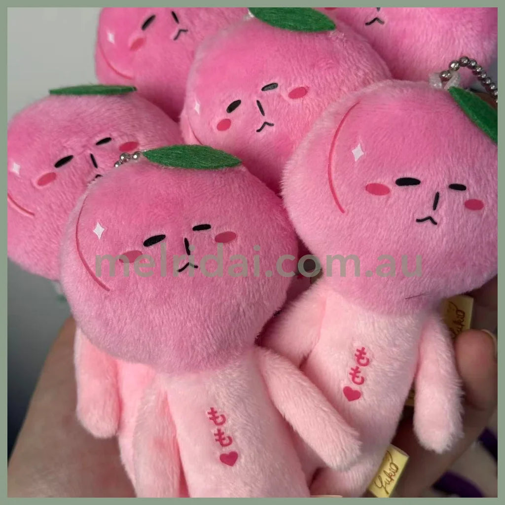 【Any two for 10% off】Yukio | Mascot Holder Plush Keychain W45×H105mm (Momo)