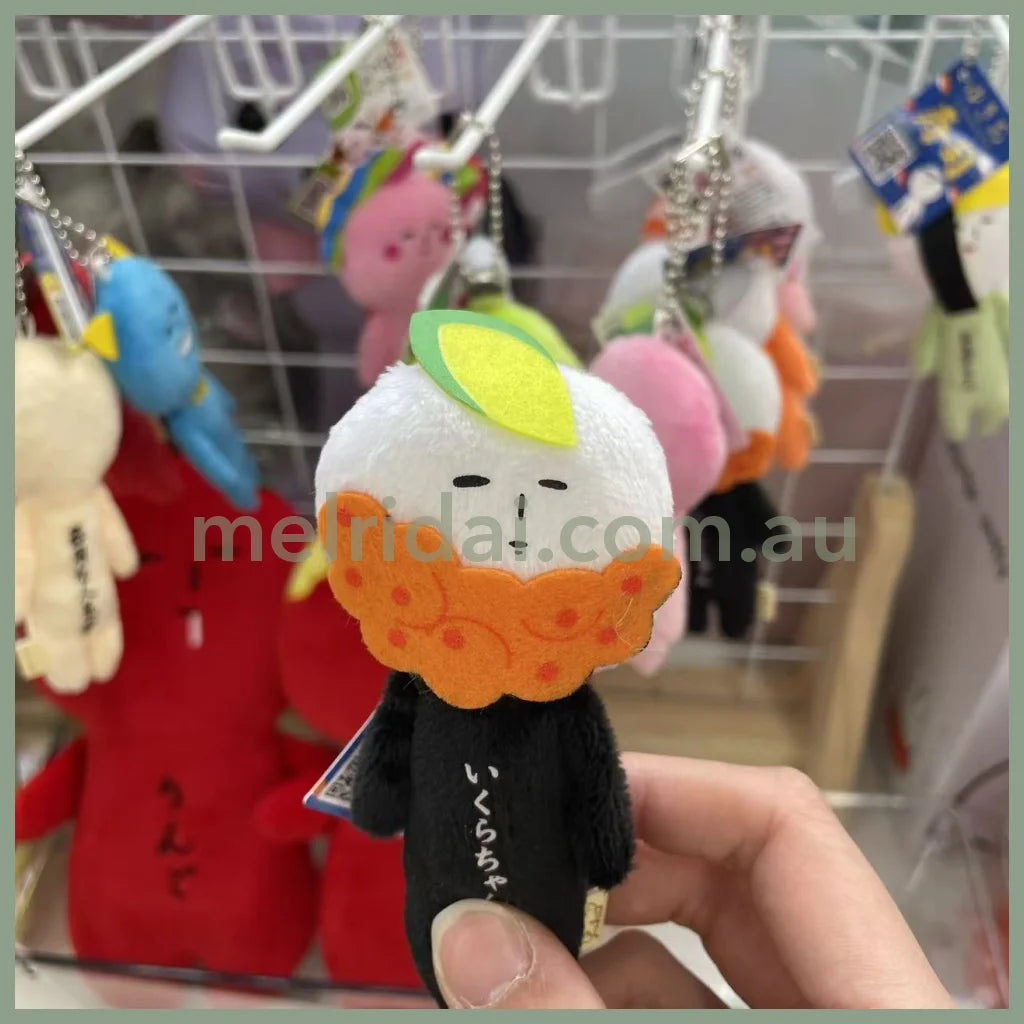 【Any two for 10% off】Yukio | Mascot Holder Plush Keychain W45×H105mm (Sushi)