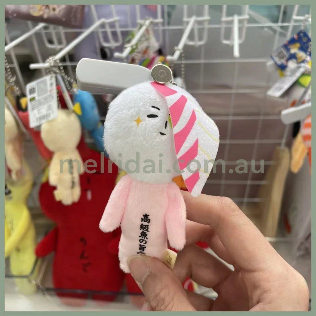 【Any two for 10% off】Yukio | Mascot Holder Plush Keychain W45×H105mm (Sushi)