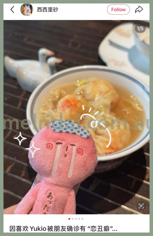 【Limit 1/customer】Yukio | Mascot Holder Plush Keychain W45×H105mm (Warm up)