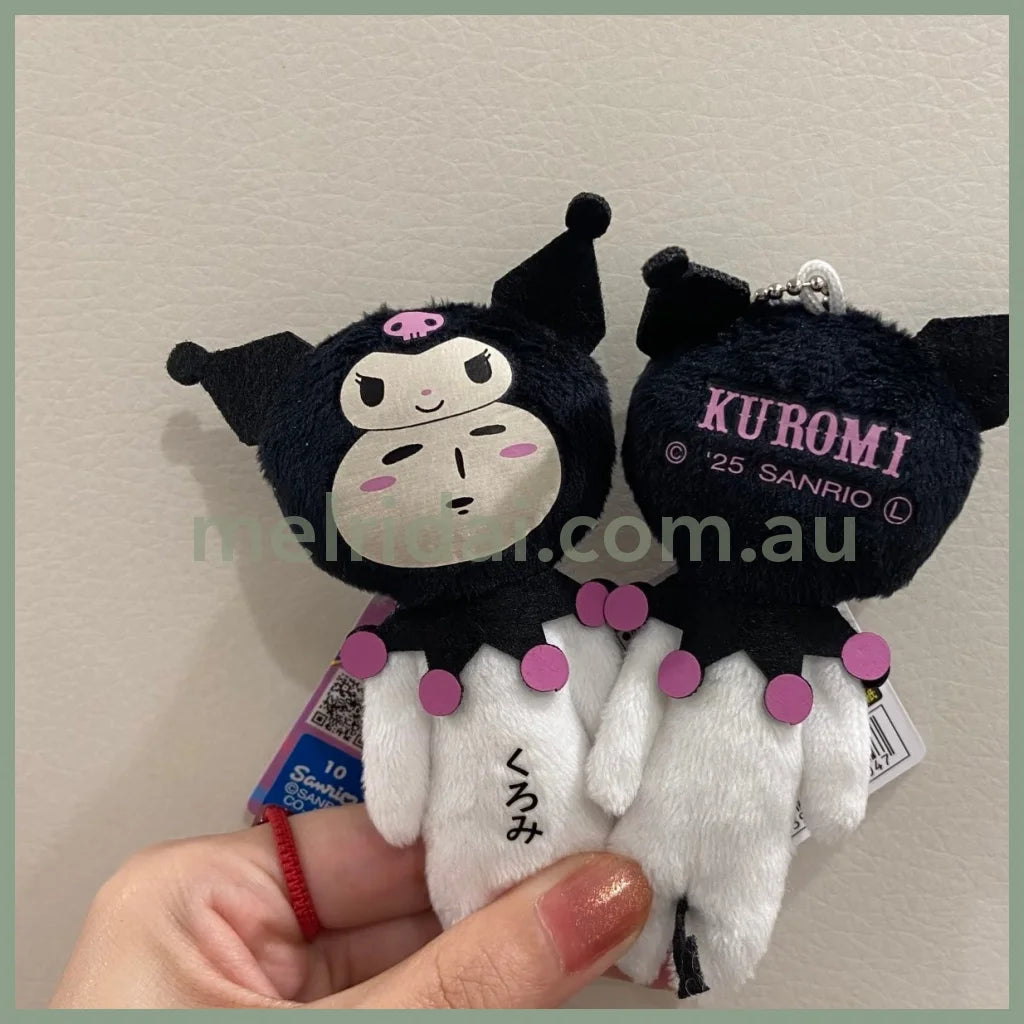 【Any two for 10% off】Yukio x Sanrio | Mini Bag Shoulder Bag Crossbody Bag W45×H105mm (Kuromi)