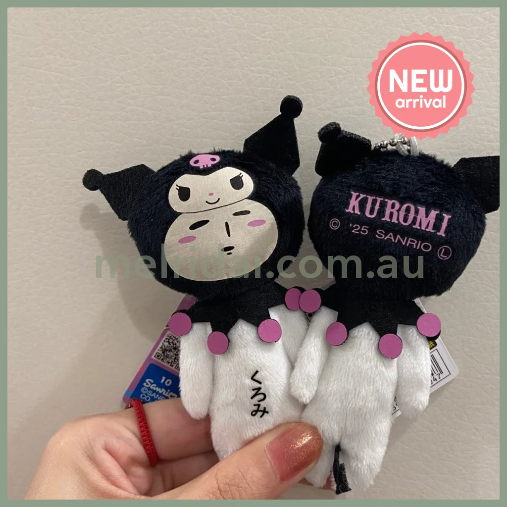 【Any two for 10% off】Yukio x Sanrio | Mini Bag Shoulder Bag Crossbody Bag W45×H105mm (Kuromi)