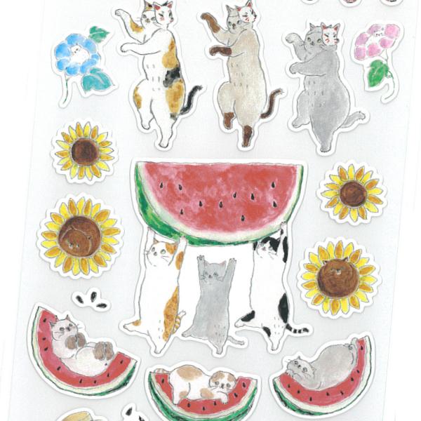 Active Corporation x Tocorocomugi | Summer Vacation Paper Stickers 195x90mm