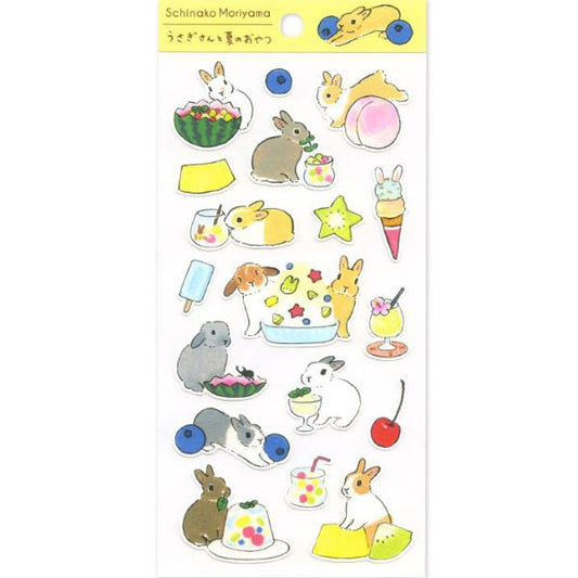 Active Corporation x Shinako Moriyama | Summer Treats Paper Stickers 195x90mm
