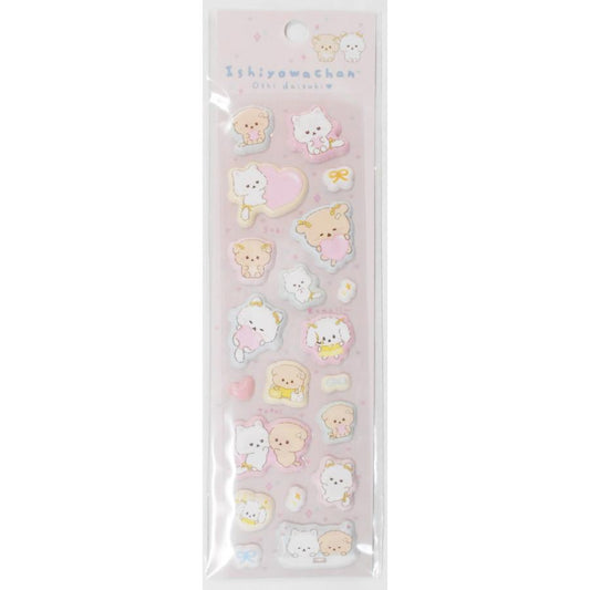 San-X | Ishiyowa-chan Squishy Sticker 195×55mm (Love My Favorite Idol)