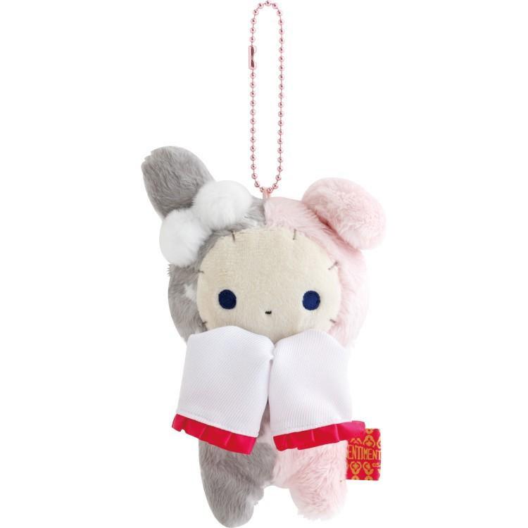 San-X | Sentimental Circus Spica Mascot Holder Bag Charm Keychain 120×75×60mm (Tonight at the Shirokurokogumaza Tea Salon)