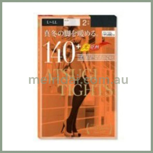 Atsugitights 140 Denier Black 2Pairs 110D