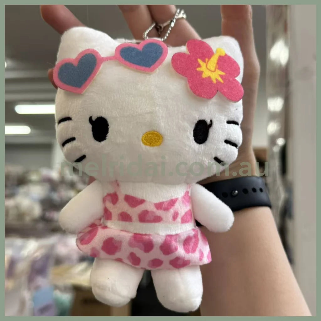 Avail x Hello Kitty | Mascot Holder Plush Keychain Bag Charm (Leopard)