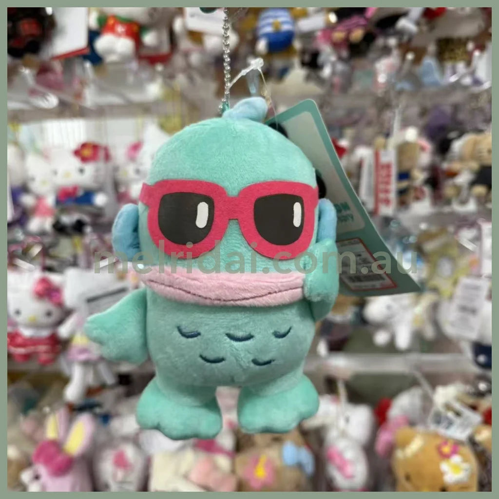 Avail x Sanrio | Hangyodon Mascot Holder Plush Keychain Bag Charm 140mm Approx. (Sunglasss)