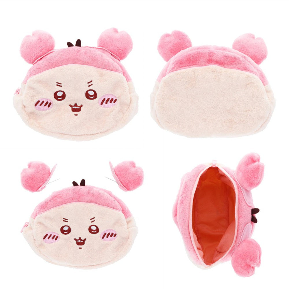 Chiikawa | Mini Pouch With Zipper And Hair Clip H180×W170×D60Mm Kani-Chan 古本