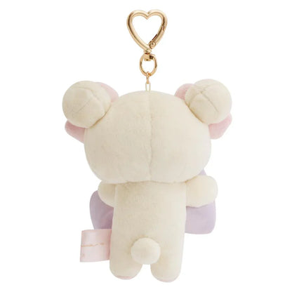 SAN-X | Rilakkuma Korilakkuma Plush Keychain Bag Charm Ribbon 130×100×65mm (Rilakkuma Store Exclusive Collection)