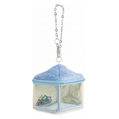 SAN-X | Sumikko Gurashi mini Tenori Plush Doll Outing Pouch 100×85×85mm (Honey Forest Christmas)