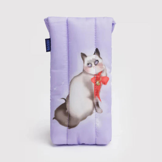 Baggu Puffy Glasses Sleeve (Fancy Cats)