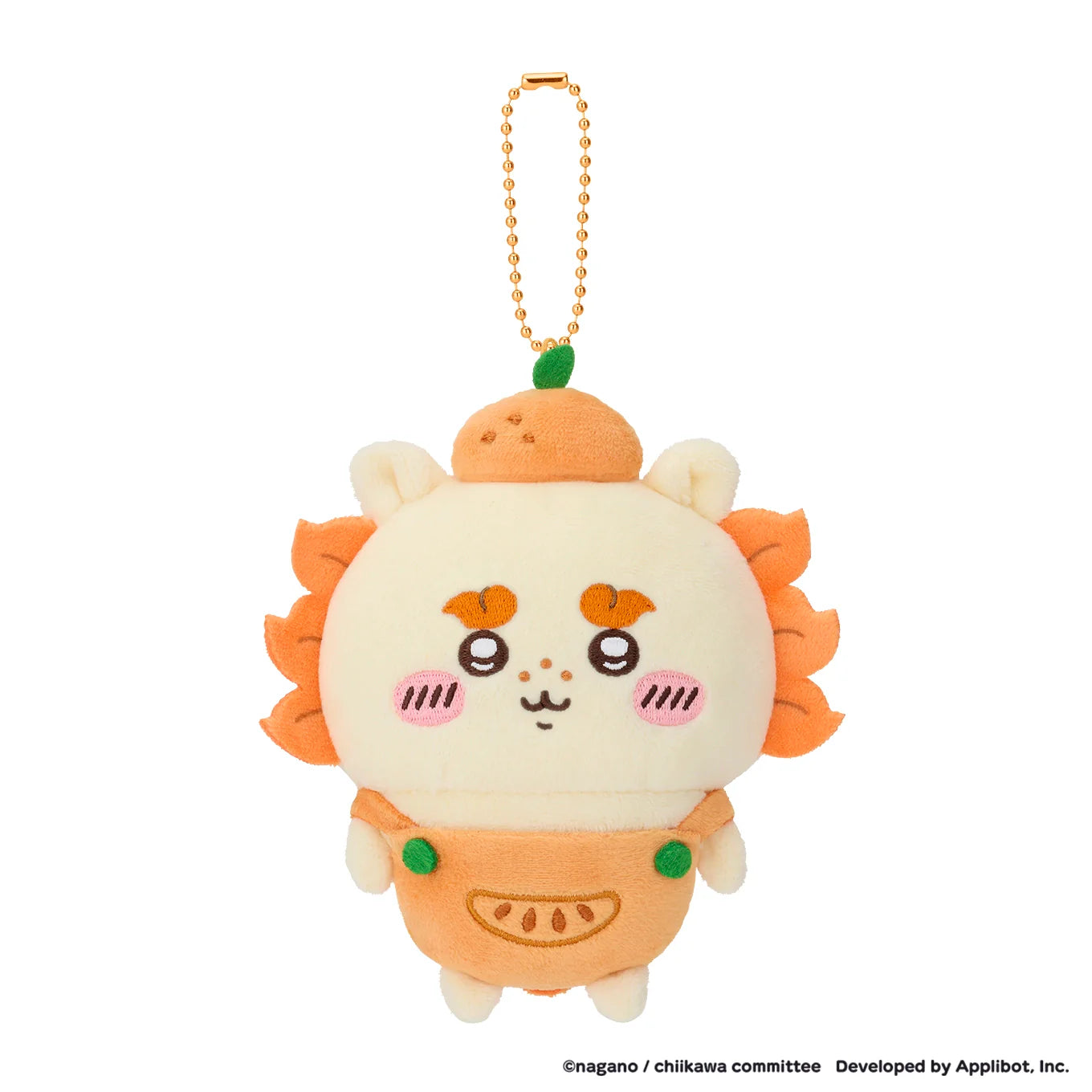 CHIIKAWA | Chiikawa Pocket Fruit Mascot Keychain Bag Charm 125x110x60mm (Shisa)