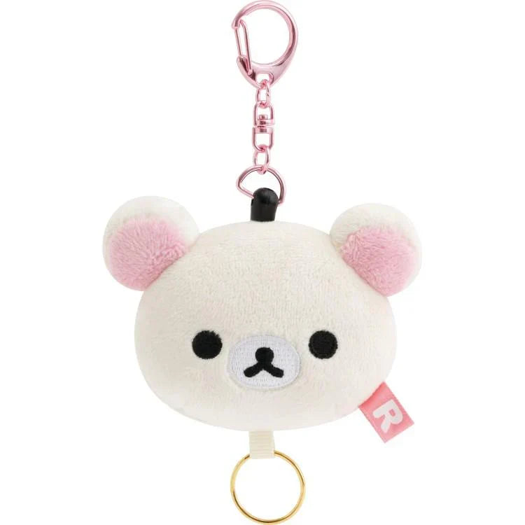SAN-X | Rilakkuma Korilakkuma Mascot Reel Keychain Mascot Holder Bag Charm 55×55×45mm