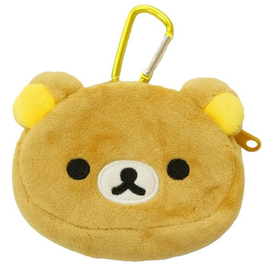 SAN-X | Rilakkuma Mini Pouch with Carabiner Keychain Bag Charm 80×100×20mm