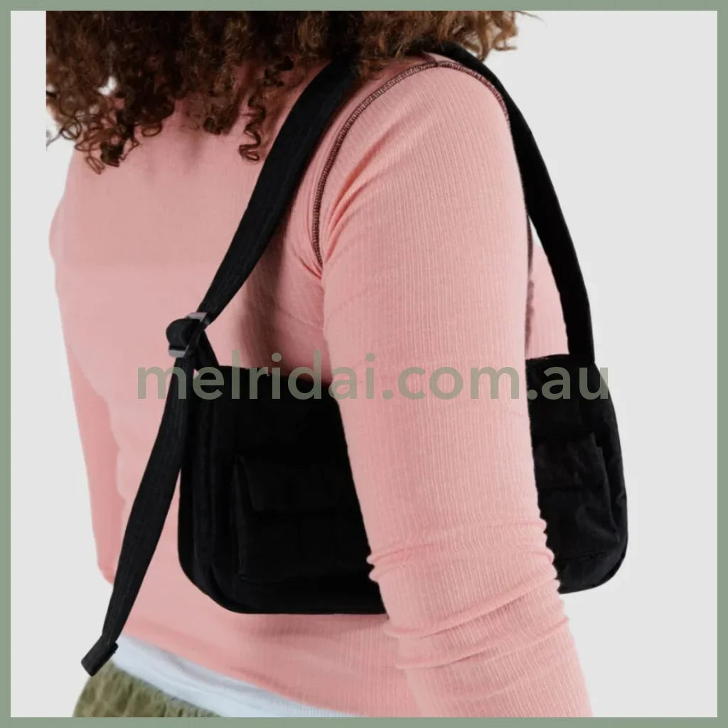 Cargo Shoulder Bag - Black Sp24