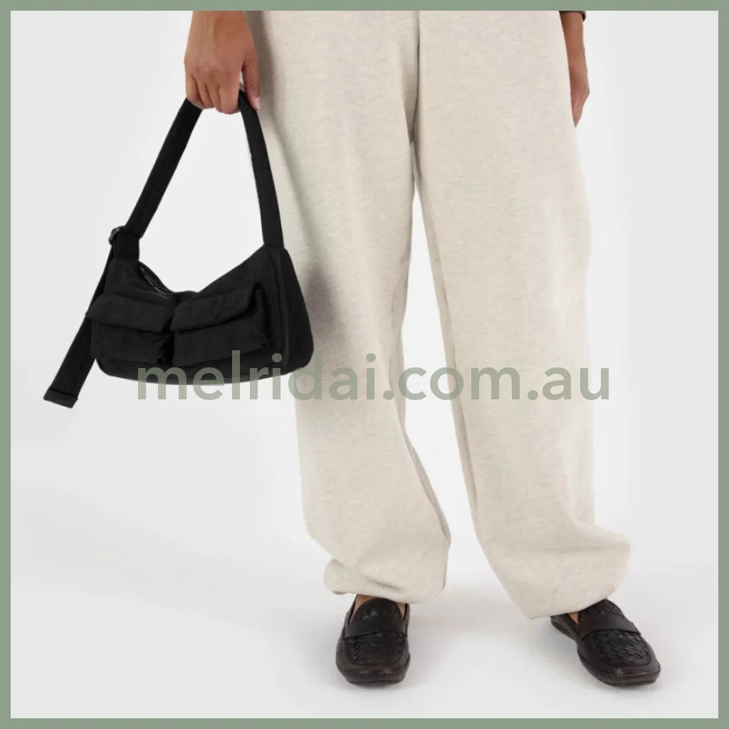 Cargo Shoulder Bag - Black Sp24