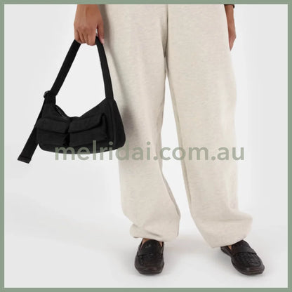 Cargo Shoulder Bag - Black Sp24