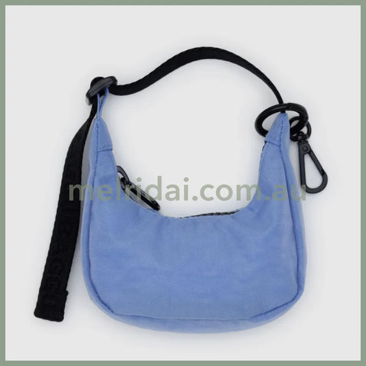 Crescent Bag Charm - Blue
