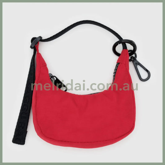 Crescent Bag Charm - Red