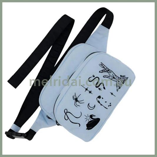 Fanny Pack - Embroidered Ballet Icons