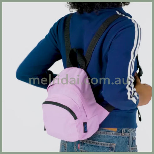Mini Nylon Backpack - Peony