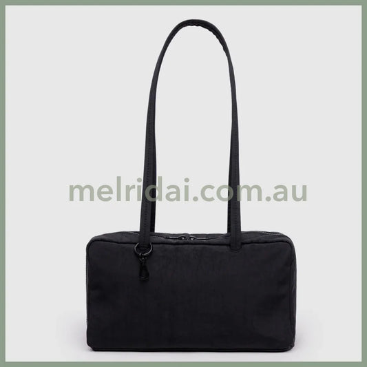 Baggu Nylon Bowler Bag (Black)