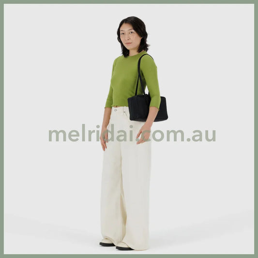 Baggu Nylon Bowler Bag (Black)