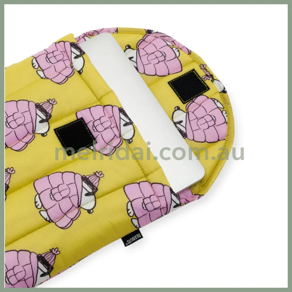 Puffy Laptop Sleeve 13’’/14’’ - Puffer Snoopy Pink